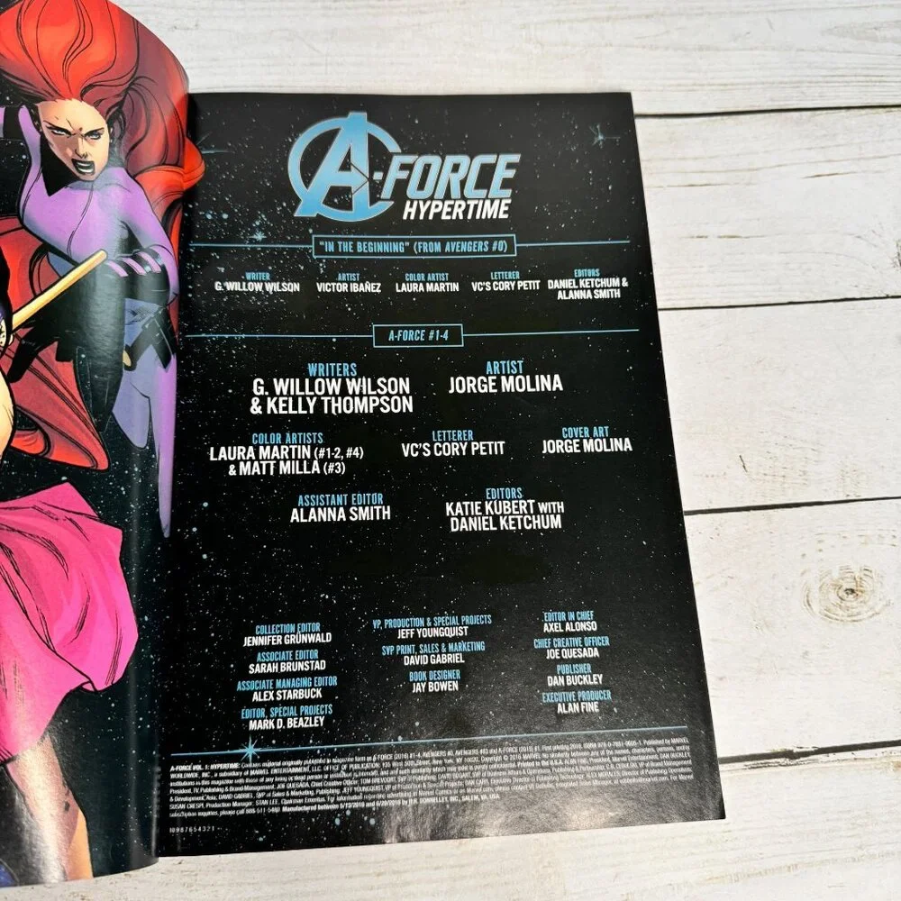 A-Force Hypertime TPB Marvel Graphic‎ Novel Wilson Thompson Molina 2016